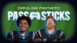 Pass The Sticks with Bryce Young and Andy Dalton  Carolina Panthers [upl. by Eecram900]