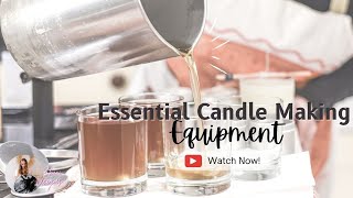 Essential Candle Making Equipment Every Beginner MUST HAVE [upl. by Carlee57]