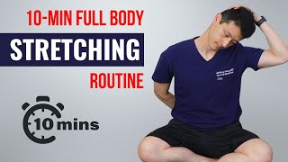 10 Min Full Body Stretch Routine for Beginners [upl. by Matuag743]