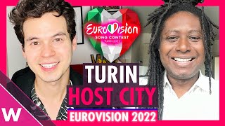 Turin is Eurovision 2022 host city 🇮🇹 [upl. by Haggar]