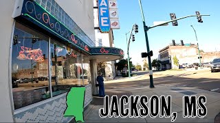 Exploring JACKSON MISSISSIPPI Walking Tour [upl. by Nedaj744]