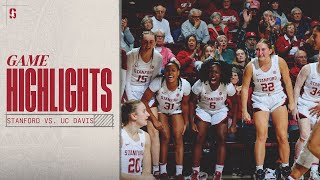 Highlights Stanford Womens Basketball vs UC Davis [upl. by Gassman]