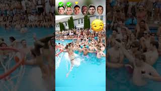 Gavi VS Leehmann VS Casemiro VS Cmavinga VS Messi VS Ronaldo Crazy Water Moments [upl. by Eenram748]