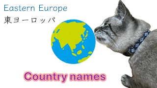 Quiz How to read the country names in Japanese Learn Japanese with Toby Eastern Europe [upl. by Enelrats]