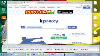 kproxy revient en puissance INTERNET 100 GRATUIT PCPHONE [upl. by Frasquito]