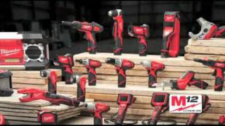 Milwaukee M12 Heavy Duty Lithium Ion Power Tool Commercial [upl. by Elleoj]