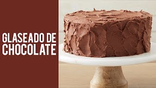 Como hacer glaseado de chocolate el más rico y facil de hacer [upl. by Merril483]