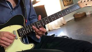 Stevie Ray Vaughan Style Chordal Riff  Im Leaving you Commit a Crime [upl. by Ettenrahc]