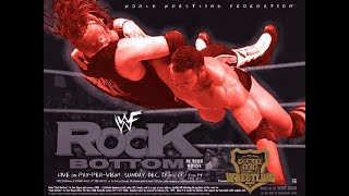 WWF Rock Bottom 98 shoot interview with Vince Russo [upl. by Marpet221]