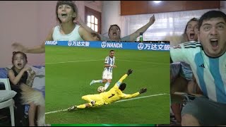 GOL DE DIMARIA A FRANCIA QATAR 2022 REACCIONES [upl. by Ainnek]