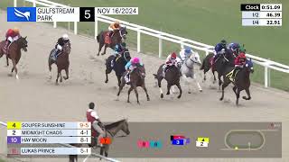 Gulfstream Park Replay Show  November 16 2024 [upl. by Ezitram]