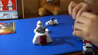 Lego Star Wars 7655 Clone Trooper Battle Pack from 2007 ReviewMP4 [upl. by Maice994]