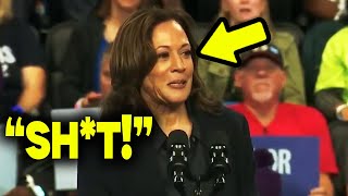 Watch The Moment Kamala’s TELEPROMPTER SHUT OFF [upl. by Annayr]