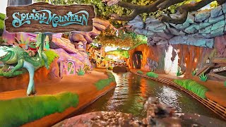 ORIGINAL SPLASH MOUNTAIN  Final Weekend of Operation  Walt Disney World  POV [upl. by Nolyat]