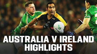 AFL  Australia v Ireland International Rules Highlights 2015 [upl. by Zosema]