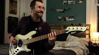 Acceptance  Take Cover Bass Playthrough [upl. by Bernita]