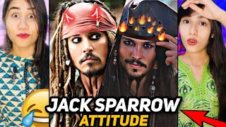 Captain Jack Sparrow Attitude Instagram Reels Reaction 😈🔥  Pirates of the Caribbean Pirates [upl. by Enilekcaj782]