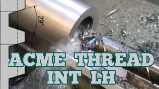 Machining Parts With Internal LH Acme Threads [upl. by Gun]