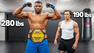 Training W MMA’s Strongest Fighter Francis Ngannou [upl. by Jorie]