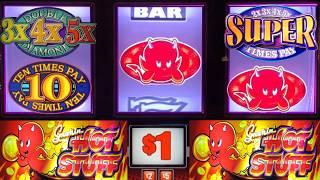 10 TIMES PAY  Double 3x 4x 5x Diamond  2x 3x 4x 5x Super LUCKY Times Pay  Smokin Hot Stuff slots [upl. by Ruddy777]