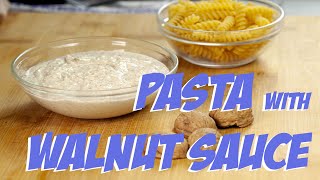 italianrecipes ligurian walnut sauce pasta [upl. by Marshall841]