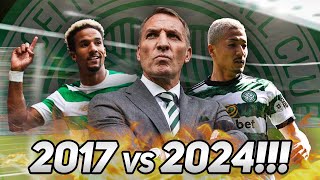 2017 CELTIC VS 2024 CELTIC  WHAT IS RODGERS BEST COMBINED 11 [upl. by Hercule]