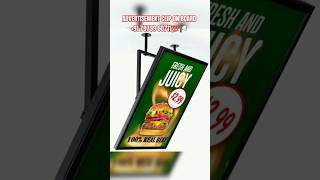 LIGHT BOX ADVERTISEMENT BOARD get affordable price 💯📢 cliponpictureframelightboxtrendingsorts [upl. by Ssidnac]