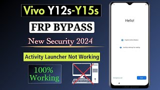 Vivo Y12sY15s FRP Bypass  New Security Update 2024  No Need for Computer  Tested Solution [upl. by Fremont]