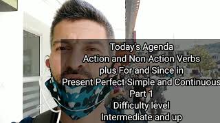 CUANDO USAR ACTION Y NONACTION VERBS ESL WHEN TO USE ACTION AND NONACTION VERBS IN ENGLISH [upl. by Keyser315]