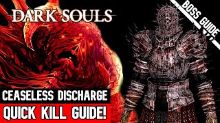 Ceaseless Discharge QUICK KILL Dark Souls Remastered [upl. by Middlesworth]