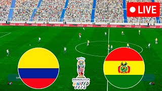 BOLIVIA X COLOMBIA  AOVIVO COM IMAGEM ELIMINATÓRIAS DA COPA  ASSISTA AGORA  DIRETO PES [upl. by Aenehs]