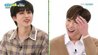 ENGSUB Weekly Idol EP454 ONEUS Monsta X Minhyuk Kihyun [upl. by Ranchod4]