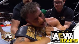 MJF y Will Ospreay dan un combatazo  Resumen de AEW Dynamite 17Junio24 [upl. by Alien]