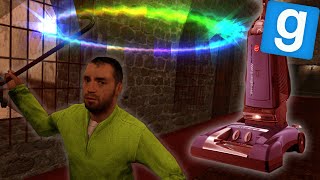 GARRYS MOD DEATHRUN  Rogue Vacuum Funny Gaming Moments [upl. by Eedyaj]