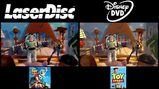 Toy Story Laserdisc VS DVD Comparision I Come In Peace [upl. by Sonitnatsnoc]