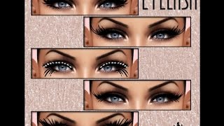 CHARM eyelash mesh self editing  Second Life [upl. by Anitnatsnoc]