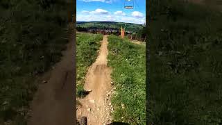 Sending a triple on the Dolomite at Metabief bikepark mtb downhill mtbpark [upl. by Cockburn]