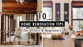 10 HOME RENOVATION TIPS for DIYers amp Beginners What I Wish I Knew Before  XO MaCenna [upl. by Nesiaj]