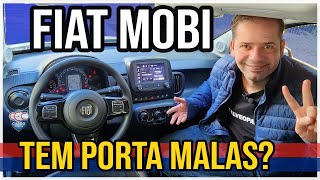 Interior do Fiat Mobi Trekking SURPREENDE mas espaço é LIMITADO [upl. by Crist202]