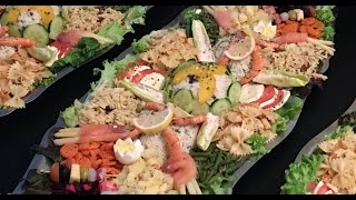 salade royale decoration ابهري ضيوفك بتحضي السلطة الملكية اللذيذة بطريقة تزيين مختلفة [upl. by Ibmab870]