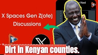 Gen Z Discuss About Dirt in Kenyan counties [upl. by Naihr]