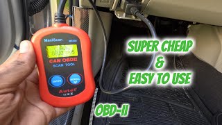 Super Cheap and Easy to Use OBDII Scan Tool Code amp Diagnostics Reader diy obd2 obd2scanners [upl. by Aennaej986]