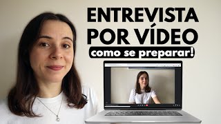 DICAS PARA ENTREVISTA DE EMPREGO ONLINE  COMO TER SUCESSO NA ENTREVISTA POR VIDEOCHAMADA 🎦 [upl. by Yggep]