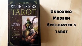 Unboxing Modern Spellcasters Tarot [upl. by Ahsenwahs]