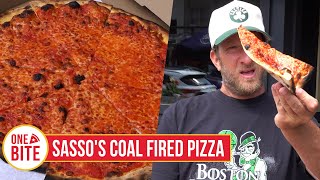 Barstool Pizza Review  Sassos Coal Fired Pizza Torrington CT [upl. by Atiken]