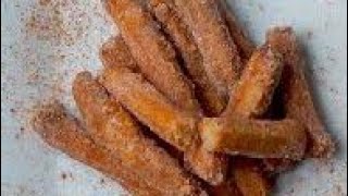 CHURROs HECHO EN LA THERMOMIX TM6 DESAYUNO TIPICO DE ESPAÑA [upl. by Norford]