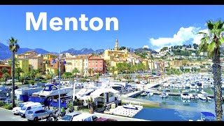 Menton France  City walk  4K UHD 60 fps [upl. by Eiddal]