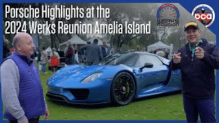 A Porsche tour of the 2024 Werks Reunion Amelia Island [upl. by Essiralc]