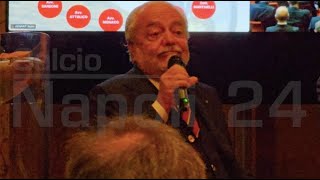 La smorfia di De Laurentiis quando parla di Garcia e NapoliEmpoli 😳 [upl. by Assedo310]