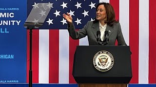 Vice President Kamala Harris drops the Fbomb during speech [upl. by Seyler]